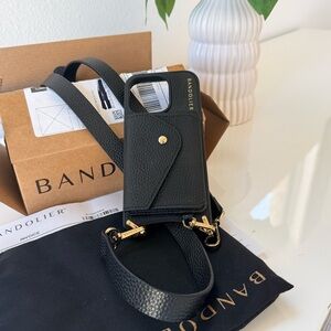 Bandolier Remi Magnet Wallet Leather Crossbody iPhone 16 Pro